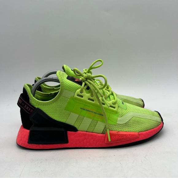 Adidas NMD R1.V2  Men’s Size 8 FY5920 Watermelon Pack Signal Green. - Picture 6 of 10